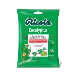 Ricola Caramelos de Eucalipto Sin Azucar Bolsa 70 gr.