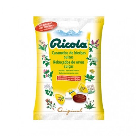 Ricola Caramelos de Hierbas Suizas Sin Azúcar Bolsa 70 gr.