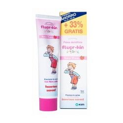 FLUOR-KIN INFANTIL PASTA FRESA 75+25 ML.