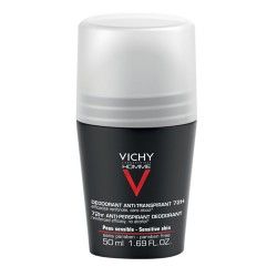 Vichy Homme Desodorante Antitranspirante Roll On 72H 50 ml.