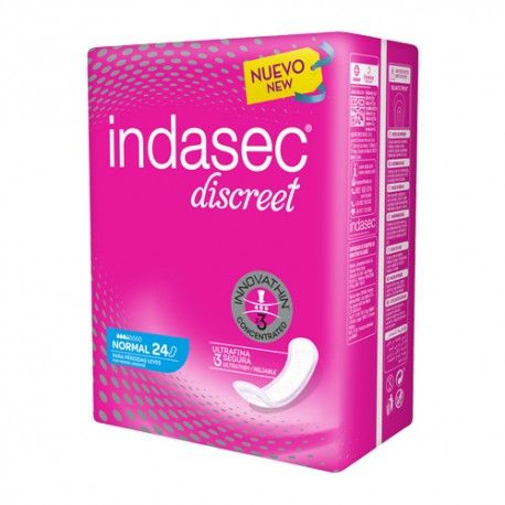 INDASEC DISCREET NORMAL 12 UND.