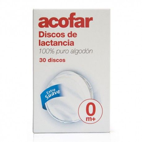 DISCOS DE LACTANCIA ACOFAR 30 UND.