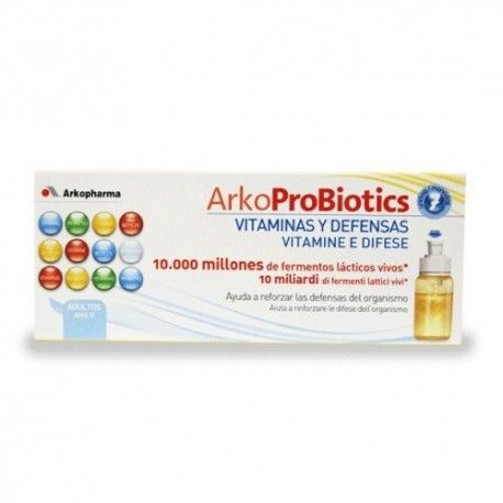 ARKOPROBIOTICS VITAMINAS+DEFENSAS ADULTO 7UD.