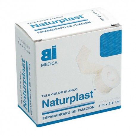 ESPARADRAPO NATURPLAST T.C/BLAN. 5 X 1,25