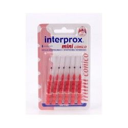 CEPILLO DENTAL INTERPROX MINI CONICO 6 UD.