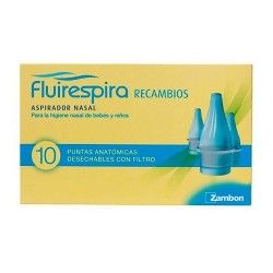 FLUIRESPIRA ASPIRADOR NASAL 10 RECAMBIOS