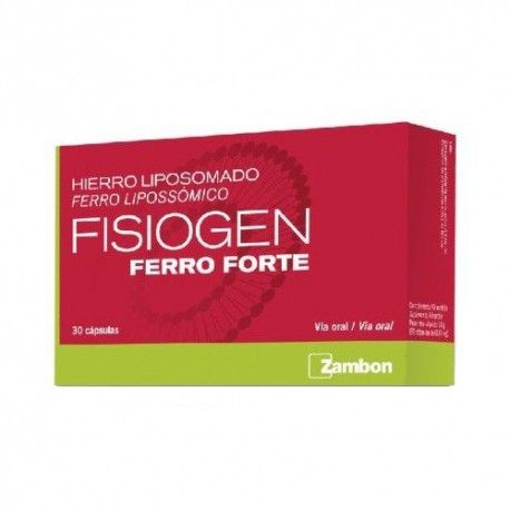 FISIOGEN FERRO FORTE 30 CAPSULAS