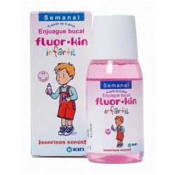 COLUTORIO FLUOR KIN INFANTIL 500 ML.