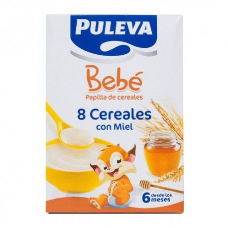 PULEVA BEBE 8 CEREALES CON MIEL 600GR