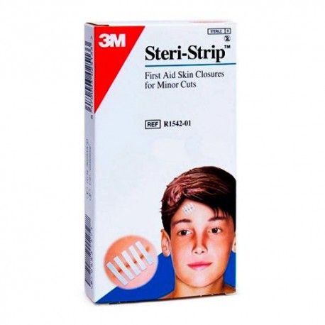 STERI-STRIP 75X6 MM. 3TIRAS Y 75X3 MM. 5TIRAS