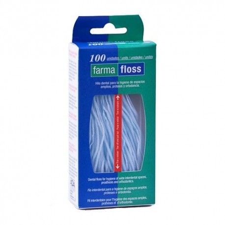 HILO DENTAL FARMAFLOSS 100 UND.