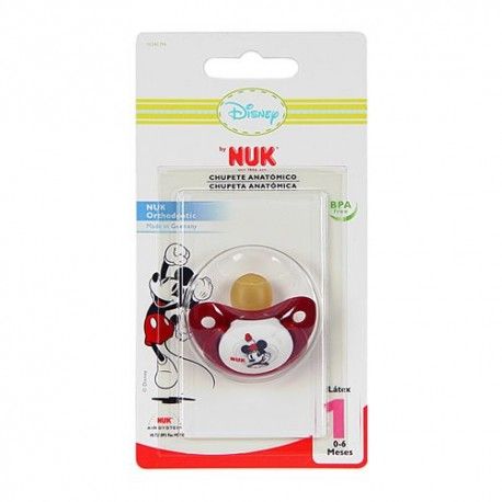 CHUPETE NUK T1 N LATEX DISNEY MICKEY