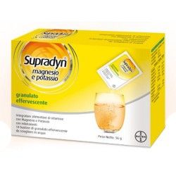 Supradyn Magnesio y Potasio 14 Sobres Granulados Efervescentes