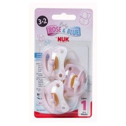 Nuk Chupete Latex Nukete Rosa T-1