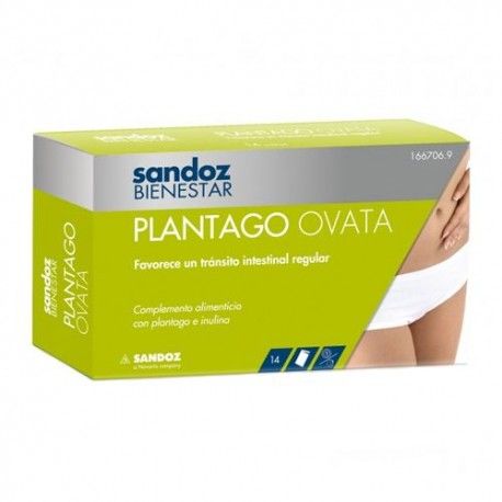 BIENESTAR PLANTAGO OVATA SANDOZ 14 SOBRES