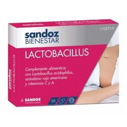 BIENESTAR LACTOBACILLUS SANDOZ 20 CAPS.