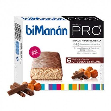 BIMANAN PRO BARRITAS PRALINE 6 BARRITAS