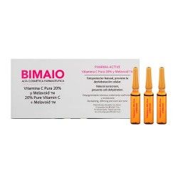 Bimaio Vitamina C Pura 20% y Melavoid 10 Ampollas