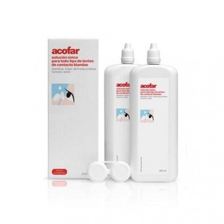 ACOFAR SOLUCION UNICA L/C.BLANDAS 2X 250 ML.