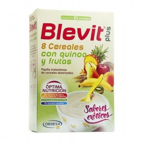 Blevit Plus 8 Cereales con Quinoa y Frutas 300 gr.