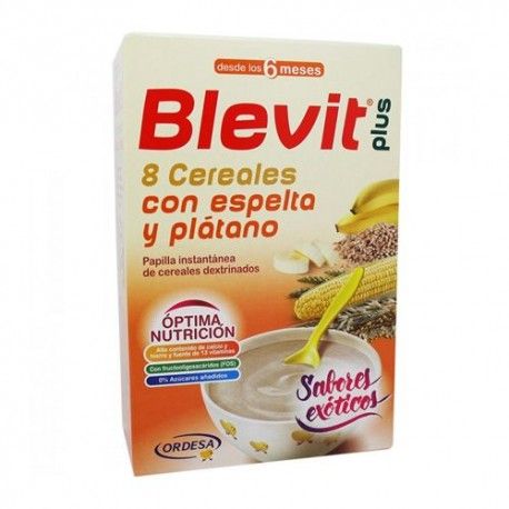 Blevit Plus 8 Cereales con Espelta y Plátano 300 gr.