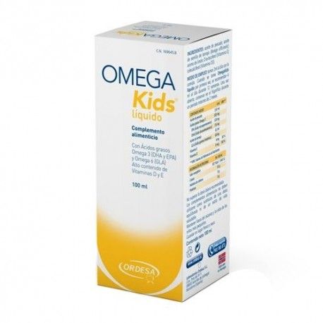 Omega Kids Líquido Sabor Limón 100 ml.