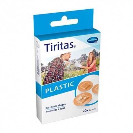 Tiritas Plastic Redondas 20 Unidades de 22 mm.