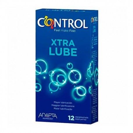 PRESERVATIVOS CONTROL ADAPTA EXTRA LUBE 12 U