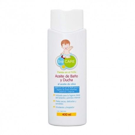 BIOCARE ACEITE BAÑO Y DUCHA 400 ML.