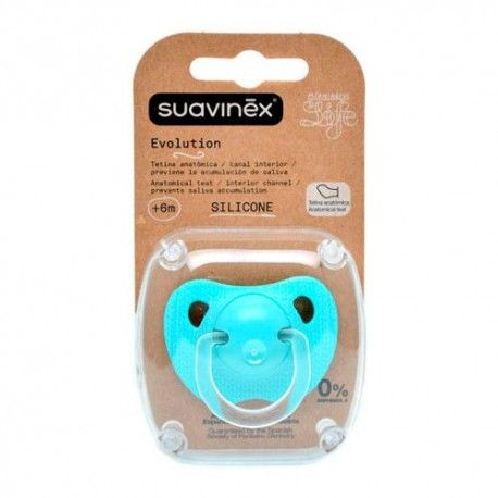 Suavinex Evolution Chupete Silicona +6m