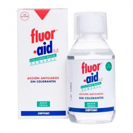 COLUTORIO FLUOR AID 0,2 SEMANAL 150 ML.