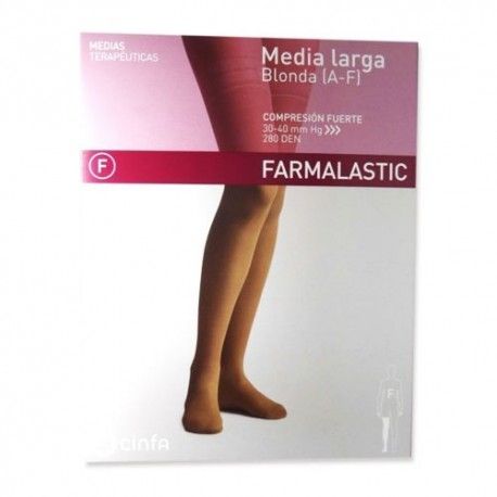 MEDIA FARMALASTIC LARGA C/L.BLONDA T/P.CAPUCH