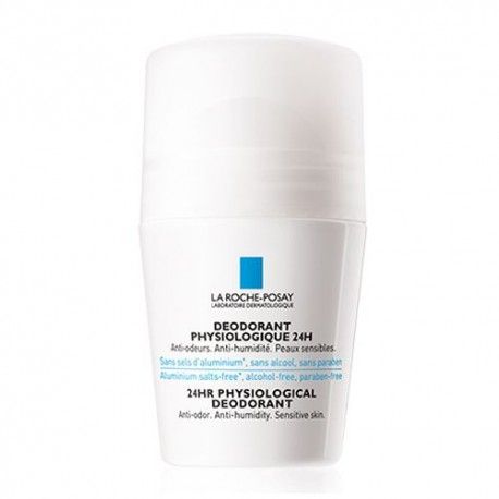 La Roche-Posay Deodorant Physiologique 24H Roll-On Sin Sales de Aluminio 50 ml.