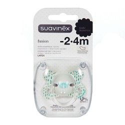 Suavinex Chupete Fusión Tetina Anatómica Látex -2-4 m 1 Unidad