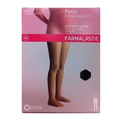 PANTY FARMALASTIC C.NOR. EMBARAZADA T/P.NEGRO