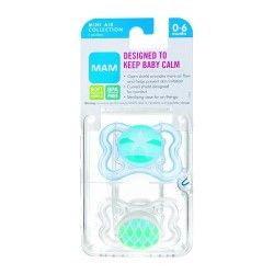 MAM Chupete Mini Air Silicona 0-6m 2 Unidades