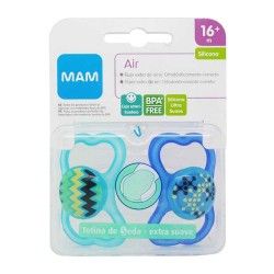 MAM Chupete Air Silicona +16m 2 Unidades