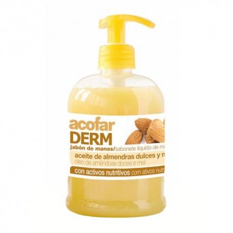 AcofarDERM Jabón de Manos Almendras y Miel 500 ml.