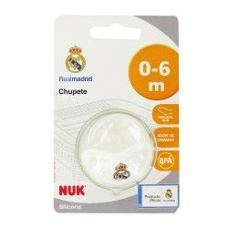 Nuk Chupete Genius Real Madrid Silicona T1 0-6m 1 Unidad