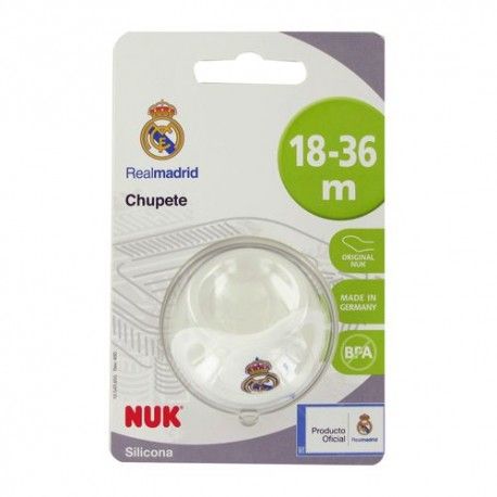 Nuk Chupete Genius Real Madrid Silicona T3 18-36m 1 Unidad