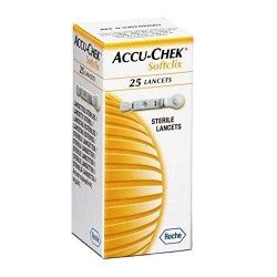 ACCU-CHEK 25 LANCETAS SOFTCLIK