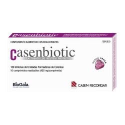 Casenbiotic Fresa 10 Comprimidos Masticables