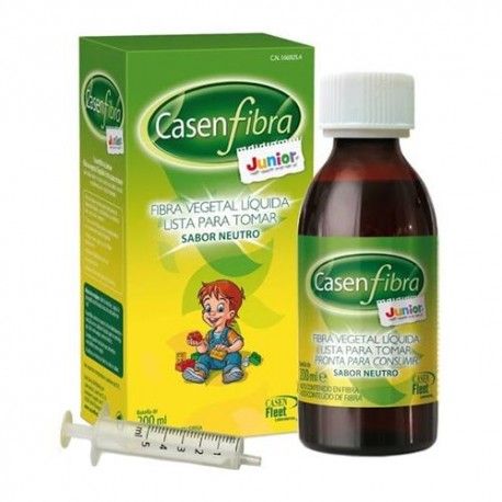 CasenFibra Junior Fibra Vegetal Líquida Sabor Neutro Botella 200 ml.