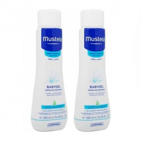 Mustela Babygel Baño Espuma Duplo 2 x 200 ml.