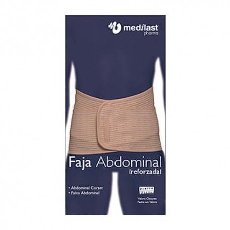 FAJA MEDILAST REFORZADA C/VELCRO T/GDE.