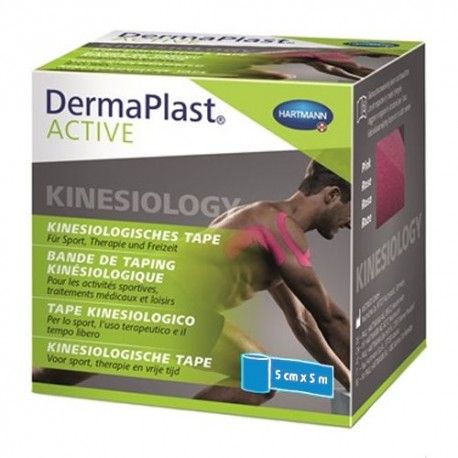 DermaPlast Active Kinesiology Cinta Kinesiológica Azul 5 cm. x 5 m.