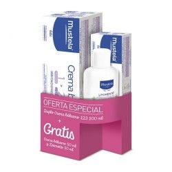 Mustela Duplo Crema Bálsamo 123 100 ml. + Crema Bálsamo 50 ml. + Linimento 50 ml.