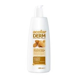 AcofarDerm Loción Corporal Aloe Vera, Aceite Almedras y Manteca Karité 400 ml.