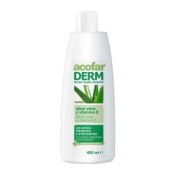 AcafarDERM Loción Corporal Aloe Vera y Vitamina E 400 ml.