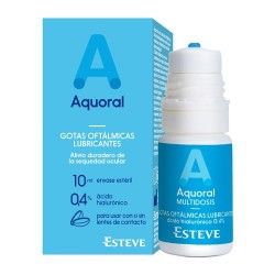 Aquoral Multidosis Gotas Oftálmicas Lubricantes 10 ml.